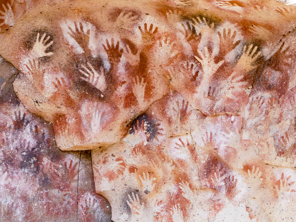 Cave paintings in Patagonia, Argentina, Cave of Hands