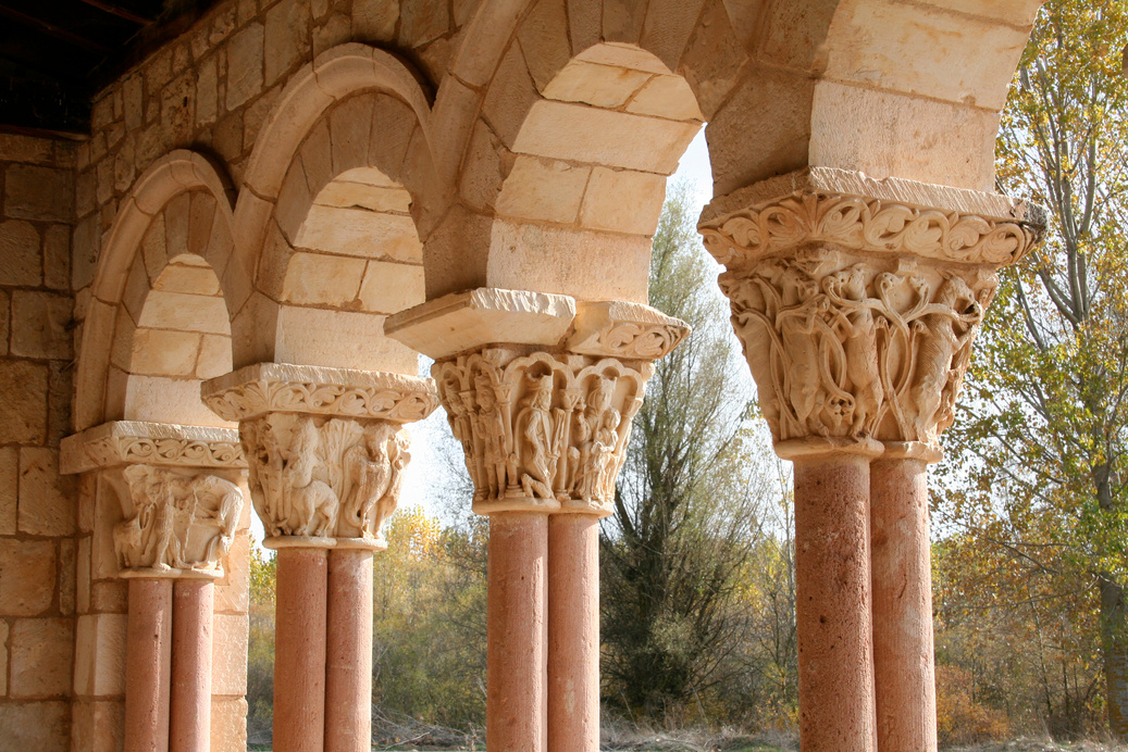 Romanesque portico